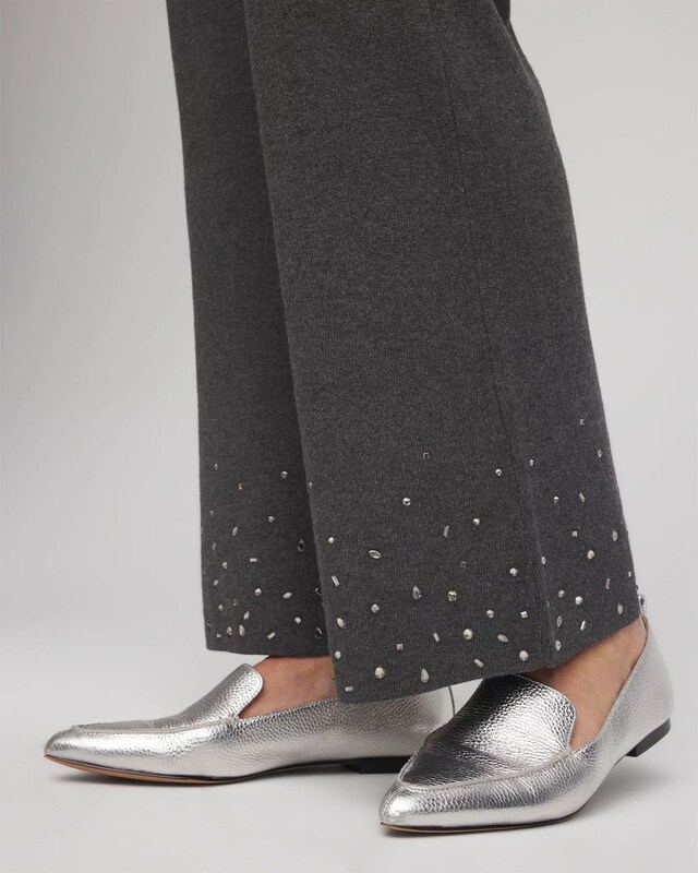 Travelers Embellished Straight-Leg Pants - image 4